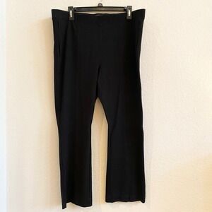 NYDJ Womens Black Lift Tuck Technology Bootcut Pants Size 16